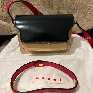 MARNI mini trunk crossbody bag